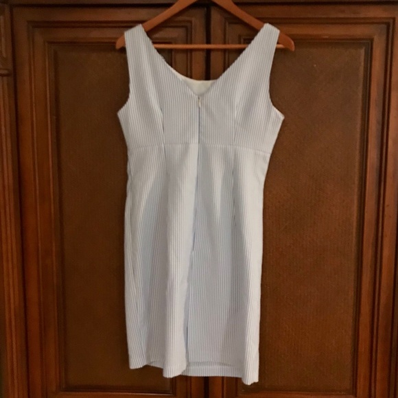 London Times seersucker sleeveless dress - Picture 3 of 5